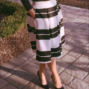 Express High Wasted Pleated Skirt